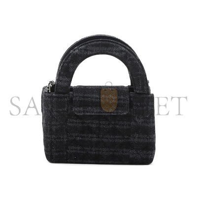 CHANEL KELLY NANO SHOPPING BAG DENIM AS3435 (12.5*8.3*4cm)